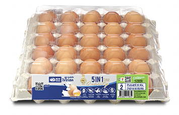 ไข่ไก่สด ตราแบร์เอ้ก ( เบอร์ 2 ) แพ็ค 30 ฟอง